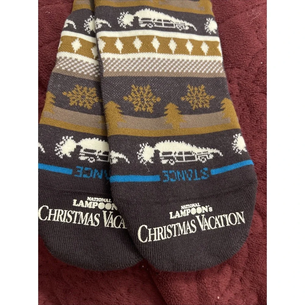 Stance National Lampoon's Christams Vacation Have Some Eggnog Socks Size M 6-8.5